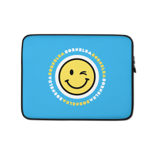 Bornblum Smiley Laptop Sleeve — 13" or 15"