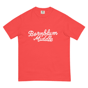 Adult Comfort Colors Bornblum Middle Unisex Garment-Dyed Heavyweight T-Shirt — Paprika