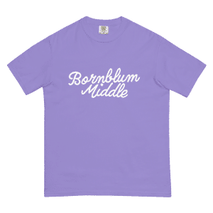 Adult Comfort Colors Bornblum Middle Unisex Garment-Dyed Heavyweight T-Shirt — Violet