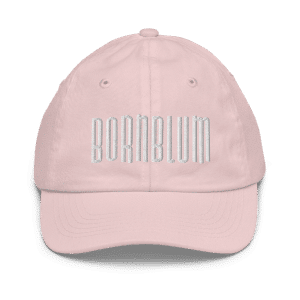 Youth Bornblum Embroidered Baseball Cap — Pink