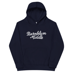 Youth Bornblum Middle Fleece Hoodie — Navy