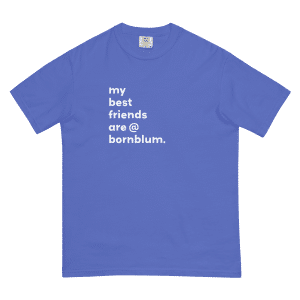 Adult Comfort Colors Best Friend T-Shirt — Blue