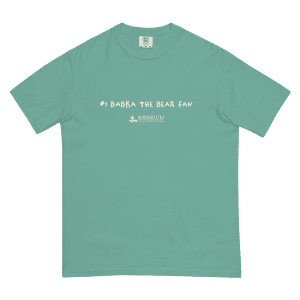 Adult Comfort Colors Babka The Bear Fan T-Shirt — Green