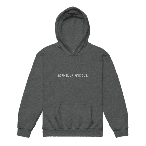 Youth Bornblum Middle 2025-2026 Hoodie — Gray