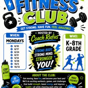 Fitness with Coach Rufus — Monday, 8 Sessions
