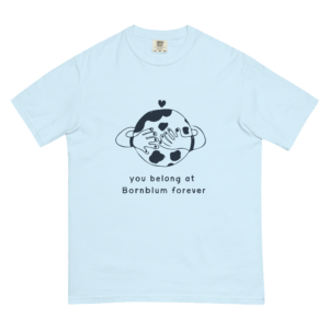 Bornblum World | Adult Unisex garment-dyed heavyweight t-shirt