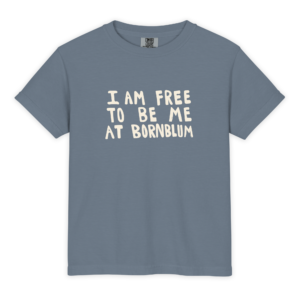 I am Free To Be Me at Bornblum | Youth Garment-Dyed Heavyweight T-Shirt - Comfort Colors 9018